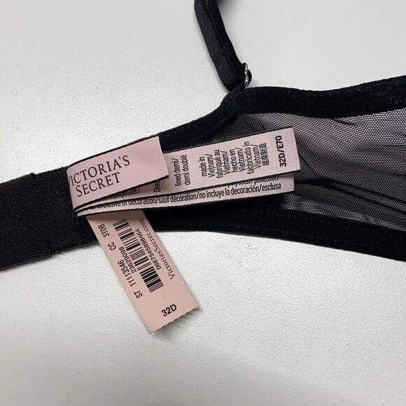 🔥VICTORIA SECRET BRA DREAM ANGEL LINED DEMI SZ 32D New - Picture 5 of 6